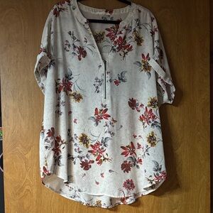Floral Print Women's Top